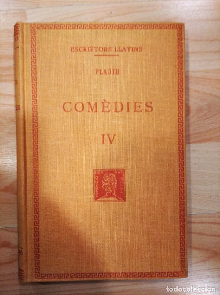Libros de segunda mano: Com&egrave;dies IV. Plaute. Fundaci&oacute; Bernat Metge - Foto 1