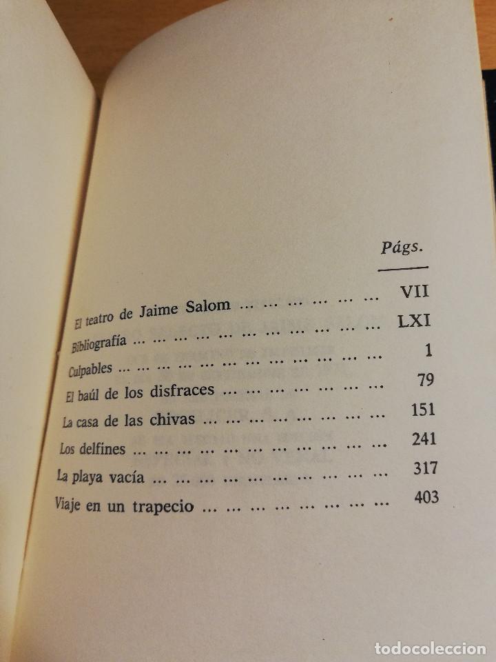 Libros de segunda mano: TEATRO SELECTO DE JAIME SALOM - Foto 3