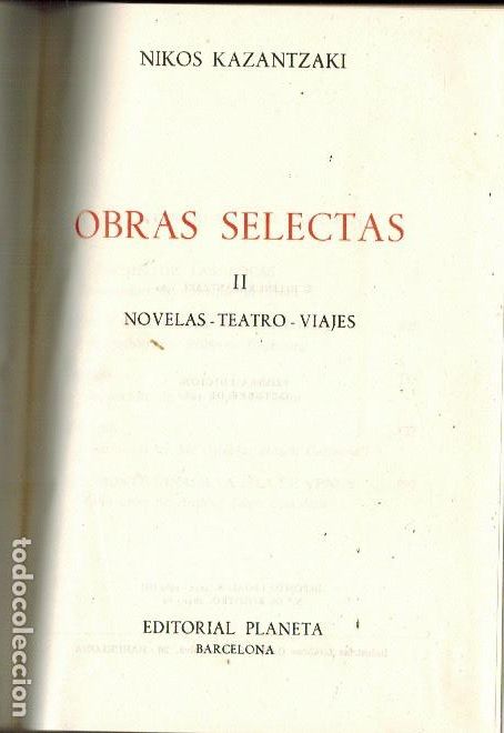 Libri di seconda mano: OBRAS SELECTAS II - NOVELAS & TEATRO & VIAJES