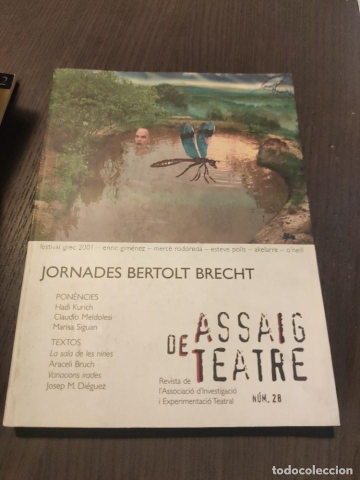 Gebrauchte B&uuml;cher: Revista Assaig de Teatre 28 Jornades Bertolt Brecht.