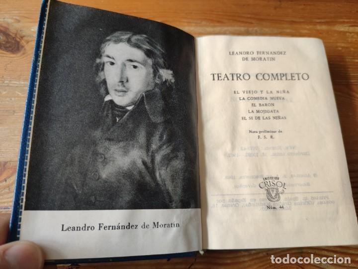 Libros de segunda mano: Crisol n&uacute;mero 44. Teatro completo. Morat&iacute;n. - Foto 1