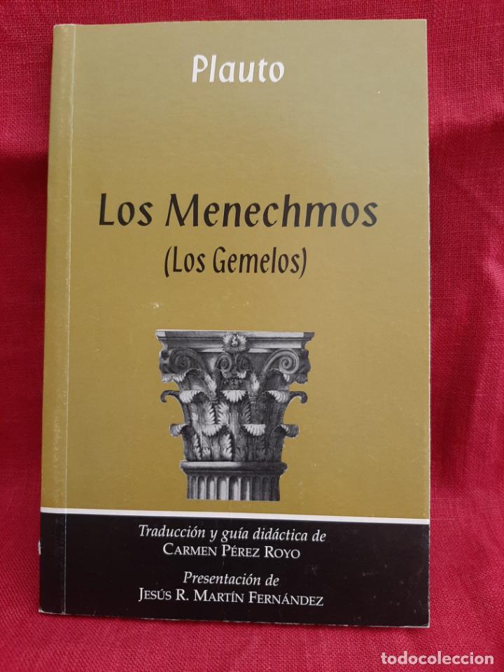 Libros de segunda mano: Los Menechmos (Los Gemelos) - Plauto - Foto 1