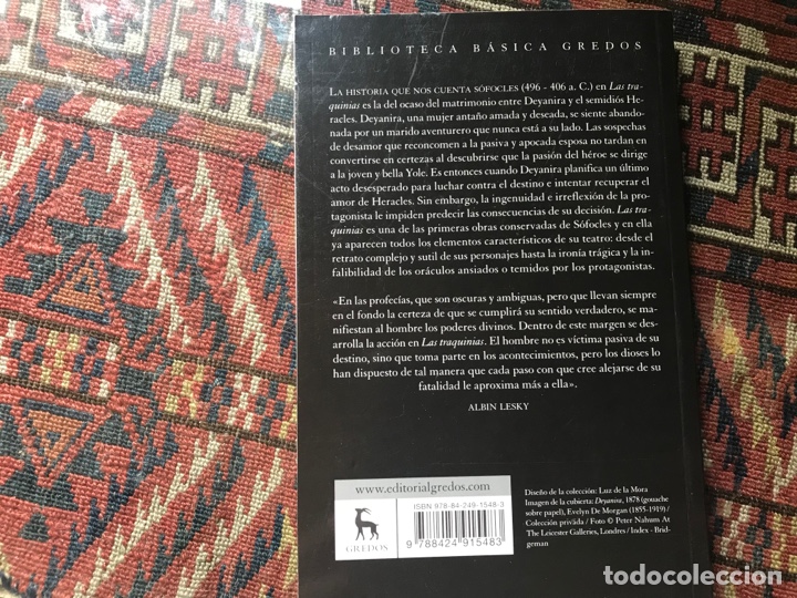Libros de segunda mano: Las traquinias. S&oacute;focles. Gredos - Foto 2