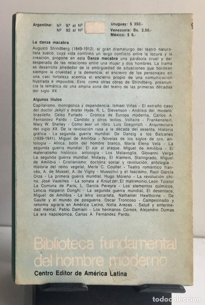 Libros de segunda mano: LA DANZA MACABRA. Augusto Strindberg - Foto 2