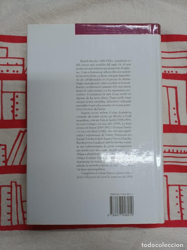 Libros de segunda mano: BRECHT, BERTOLT. TEATRE COMPLET III - Foto 2