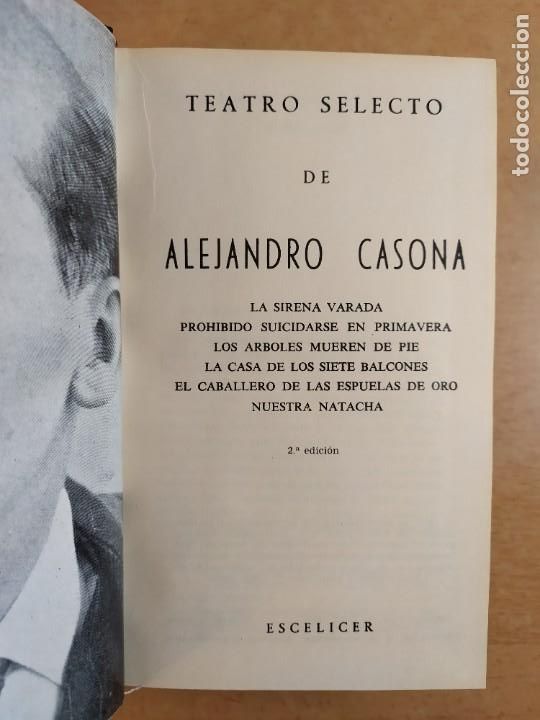 Libros de segunda mano: TEATRO SELECTO DE ALEJANDRO CASONA / 2&ordf;ed.1972. ESCELICER - Foto 2