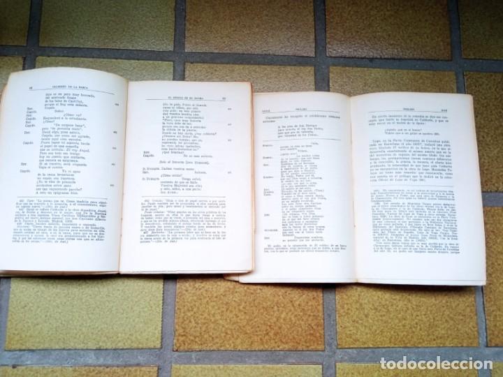 Libros de segunda mano: Dramas de honor. Autor: Calder&oacute;n de la Barca (dos tomos) - Foto 3