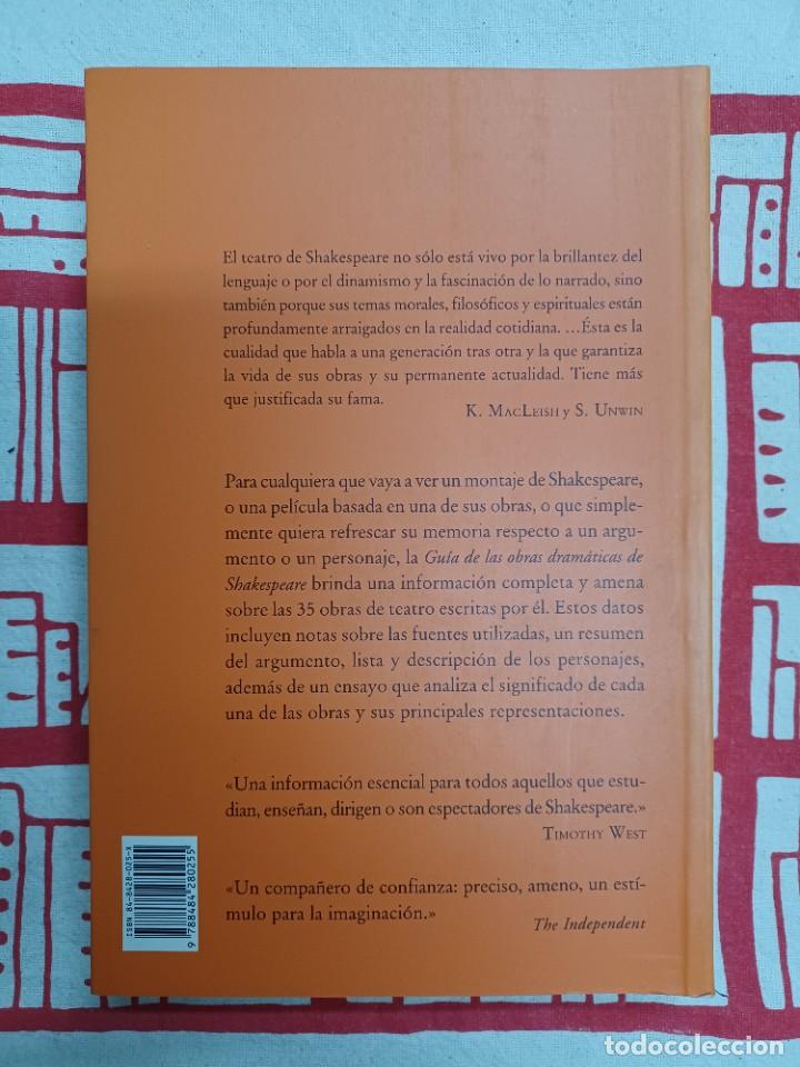 Libros de segunda mano: KENNETH MACLEISH Y STEPHEN UNWIN. GU&Iacute;A DE LAS OBRAS DRAM&Aacute;TICAS DE SHAKESPEARE - Foto 2