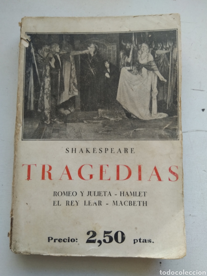 Libros de segunda mano: TRAGEDIAS/SHAKESPEARE - Foto 1