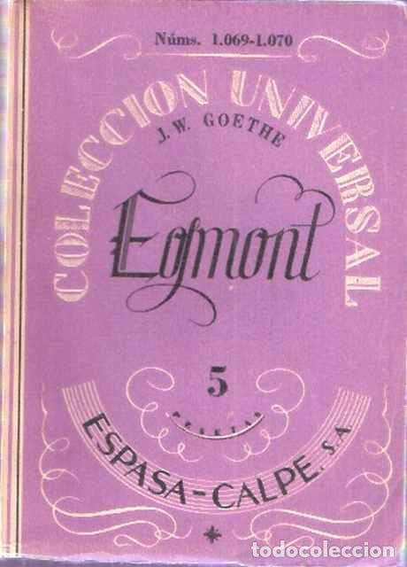 Libros de segunda mano: Egmont - Goethe, J. W. - Foto 1