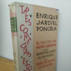 Libros de segunda mano: TRES COMEDIAS ESCOGIDAS - ENRIQUE JARDIEL PONCELA - ED.AGUILAR - AÑO 1955 -----------------ZXY