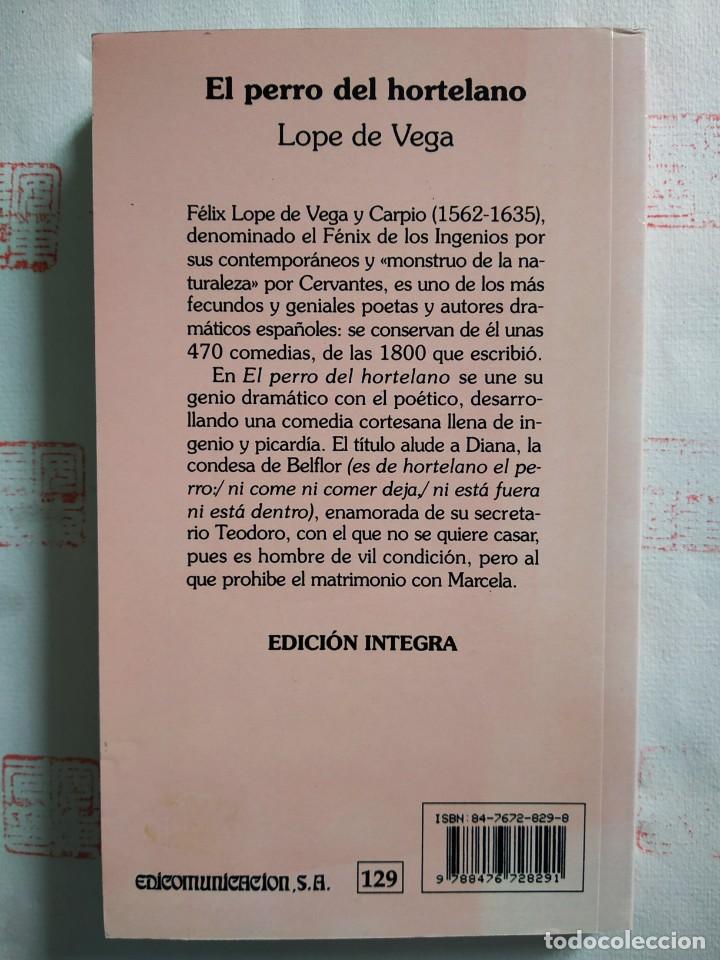 Libros de segunda mano: El perro del Hortelano. Lope de Vega - Foto 4