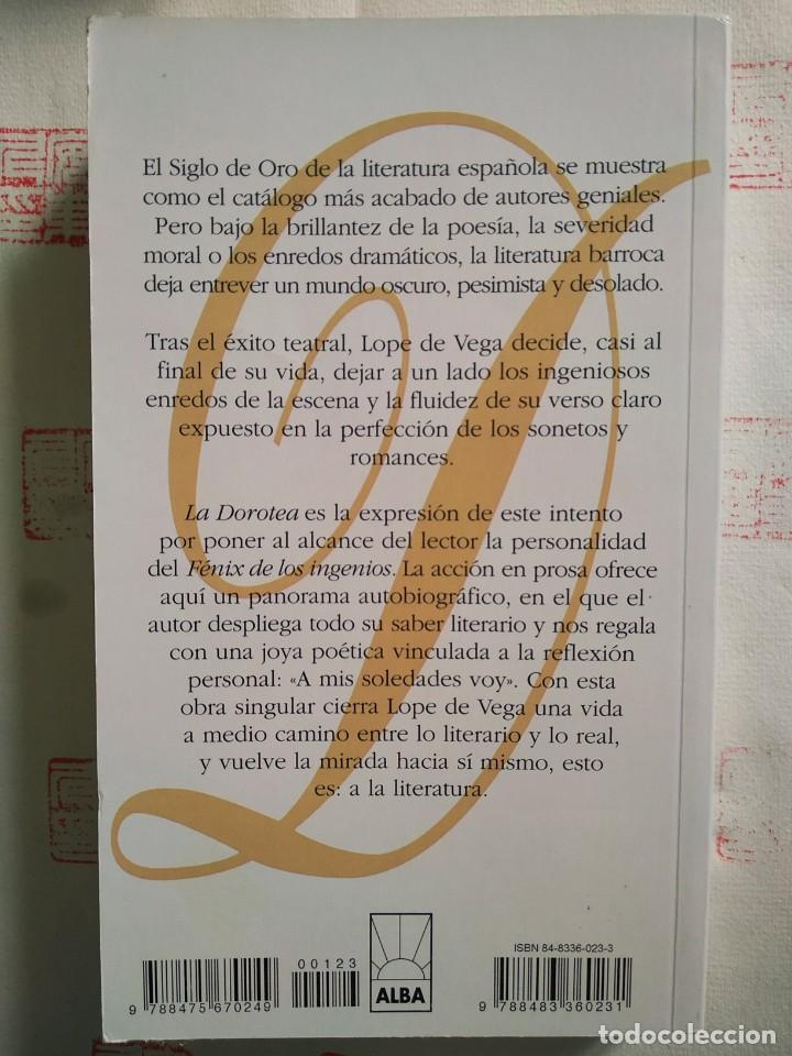 Libros de segunda mano: La Dorotea. Lope de Vega - Foto 4