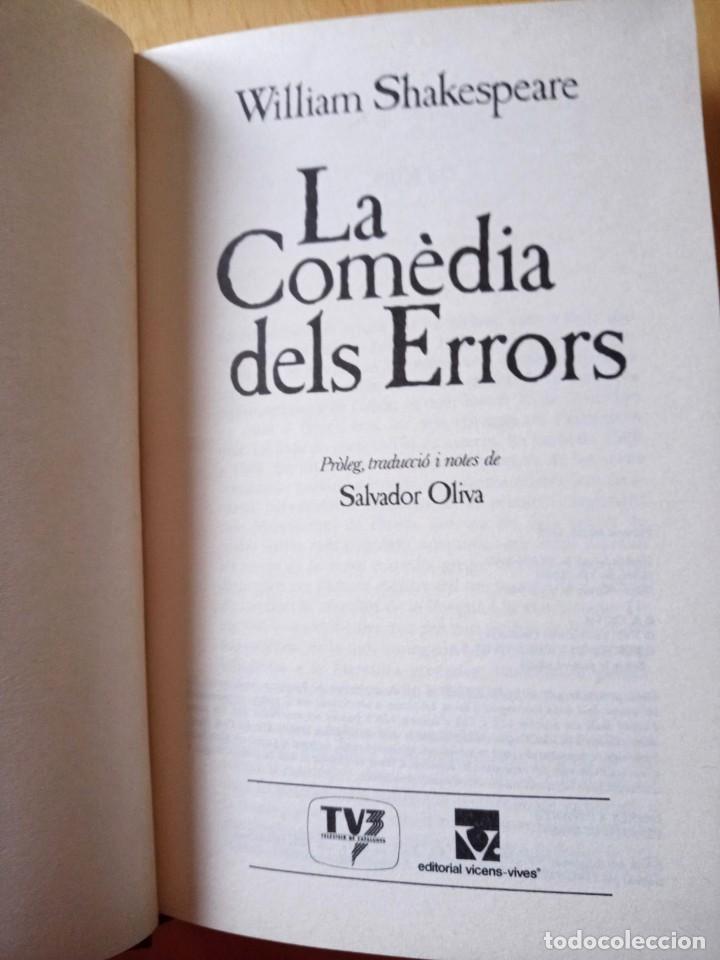 Libros de segunda mano: SHAKESPEARE LA COMEDIA DELS ERRORS - Foto 2