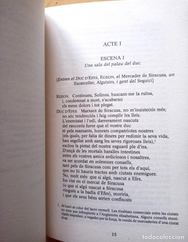 Libros de segunda mano: SHAKESPEARE LA COMEDIA DELS ERRORS - Foto 6