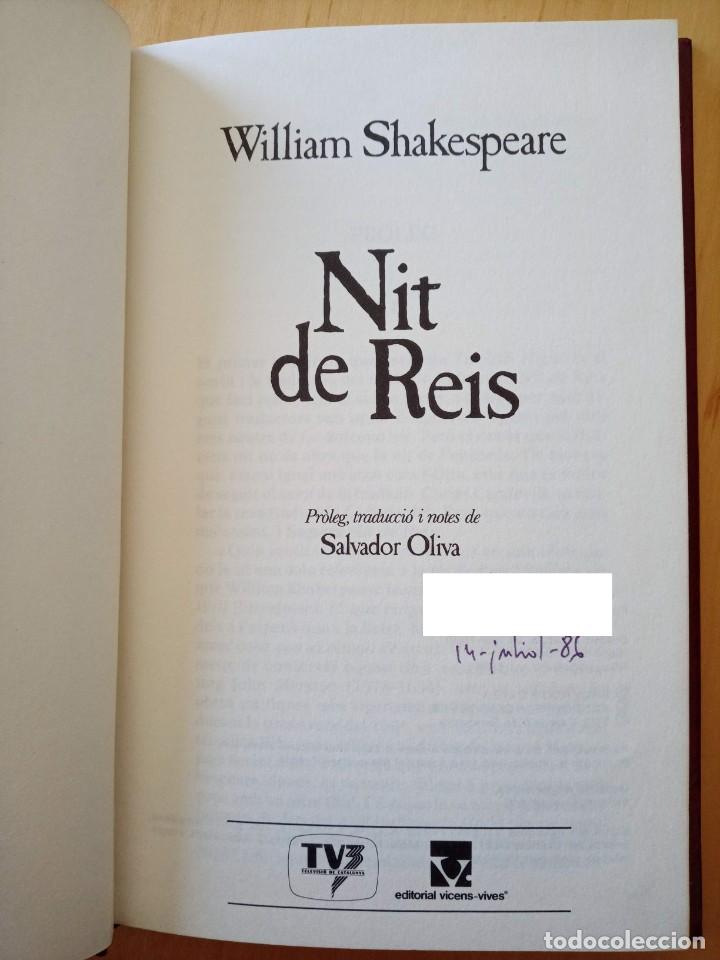 Libros de segunda mano: SHAKESPEARE NIT DE REIS - Foto 2