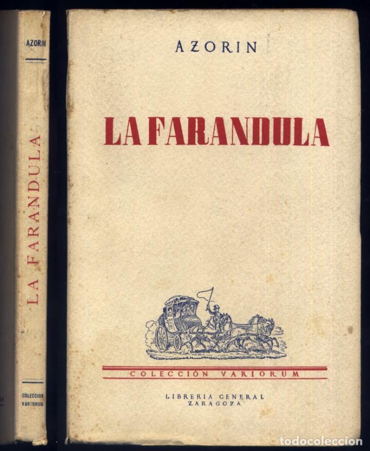 Libros de segunda mano: AZOR&Iacute;N. La Far&aacute;ndula. 1945. - Foto 1