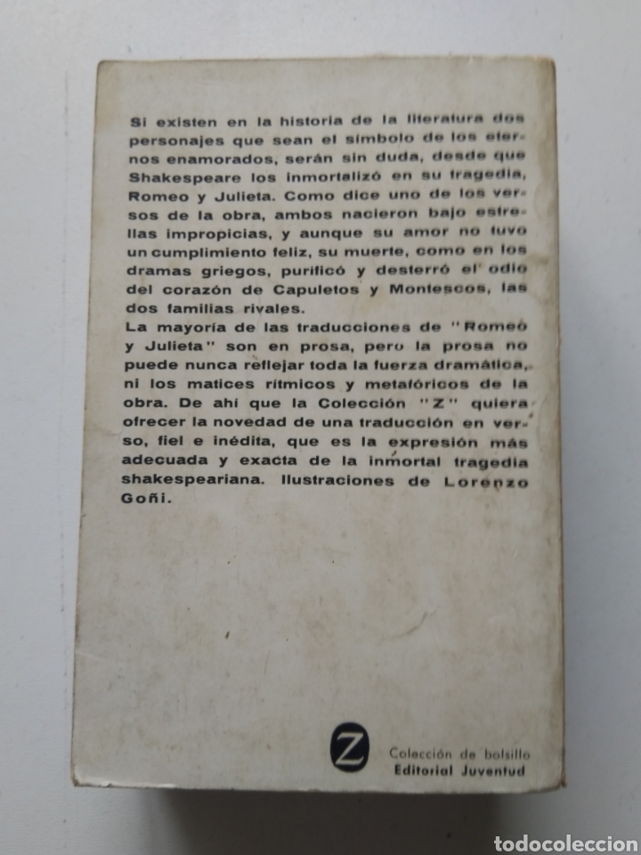 Libros de segunda mano: ROMEO Y JULIETA/WILLIAM SHAKESPEARE - Foto 3