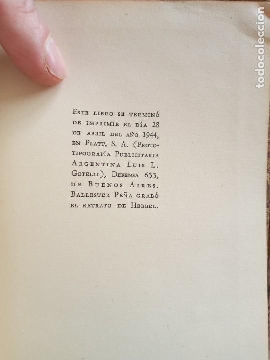 Libros de segunda mano: JUDITH. FRIEDRICH HEBBEL. EMECE 1944. - Foto 5