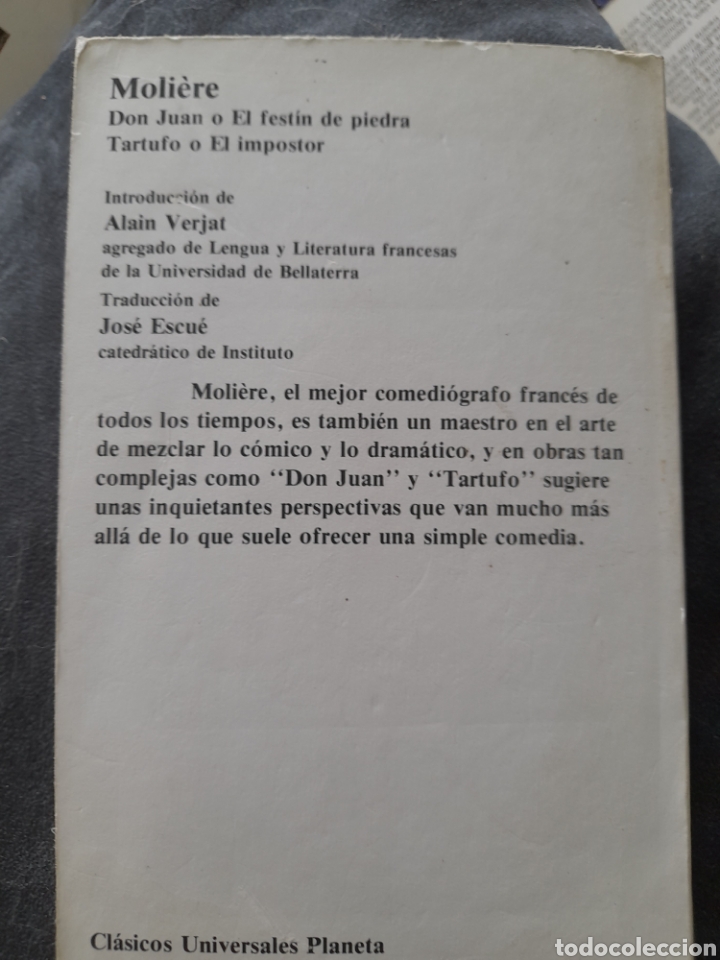 Libros de segunda mano: Don Juan Tartufo. Moli&egrave;re - Foto 2