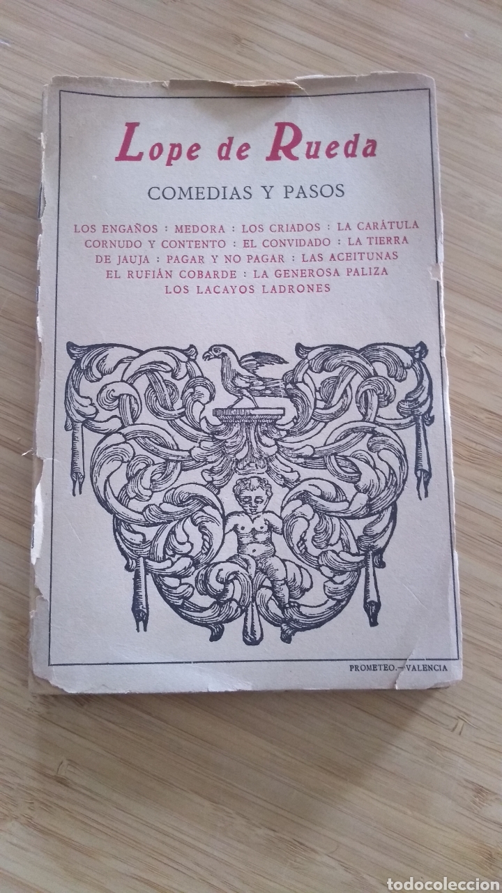 Libros de segunda mano: Comedias y pasos - Lope de Rueda - Foto 1