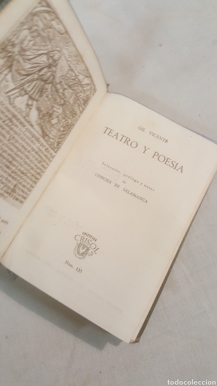 Libros de segunda mano: LIBRO S.XX, 1946 TEATRO Y POES&Iacute;A DE GIL VICENTE