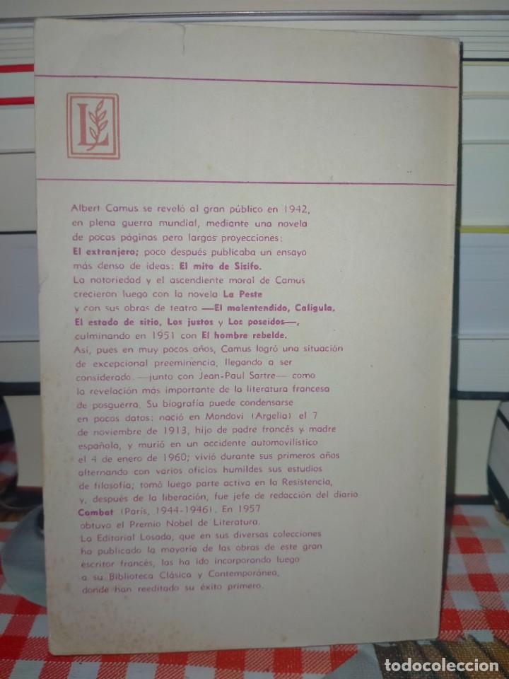 Libros de segunda mano: ALBERT CAMUS. LOS JUSTOS//LOS POSE&Iacute;DOS .LOSADA - Foto 3