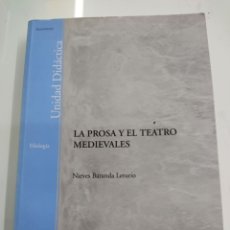 Libros de segunda mano: LA PROSA Y EL TEATRO MEDIEVALES - NIEVES BARANDA LETURIO FILOLOGIA HISPANICA. Lote 349720129