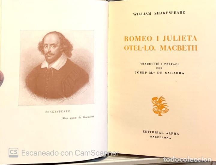 Libros de segunda mano: ROMEO I JULIETA. OTEL&middot;LO. MACBETH - Foto 1