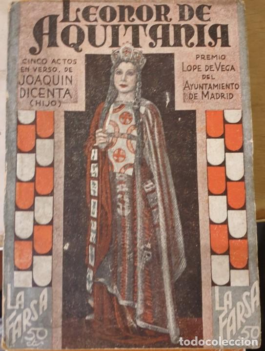 Libros de segunda mano: LEONOR DE AQUITANIA. - DICENTA, Joaquin (hijo). - Foto 1