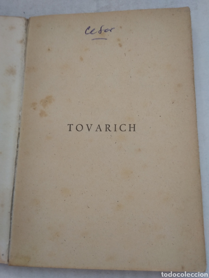 Libros de segunda mano: TOVARICH/JACQUES DEVAL/TEATRO - Foto 3