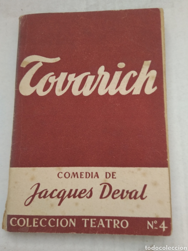 Libros de segunda mano: TOVARICH/JACQUES DEVAL/TEATRO - Foto 1