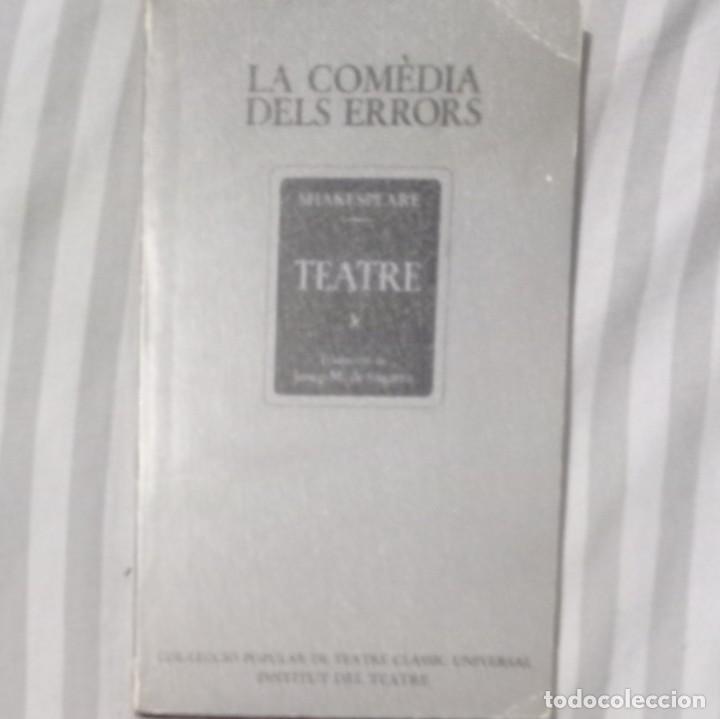 Libros de segunda mano: LA COM&Egrave;DIA DELS ERRORS - WILLIAM SHAKESPEARE (CATAL&Agrave;) - Foto 1