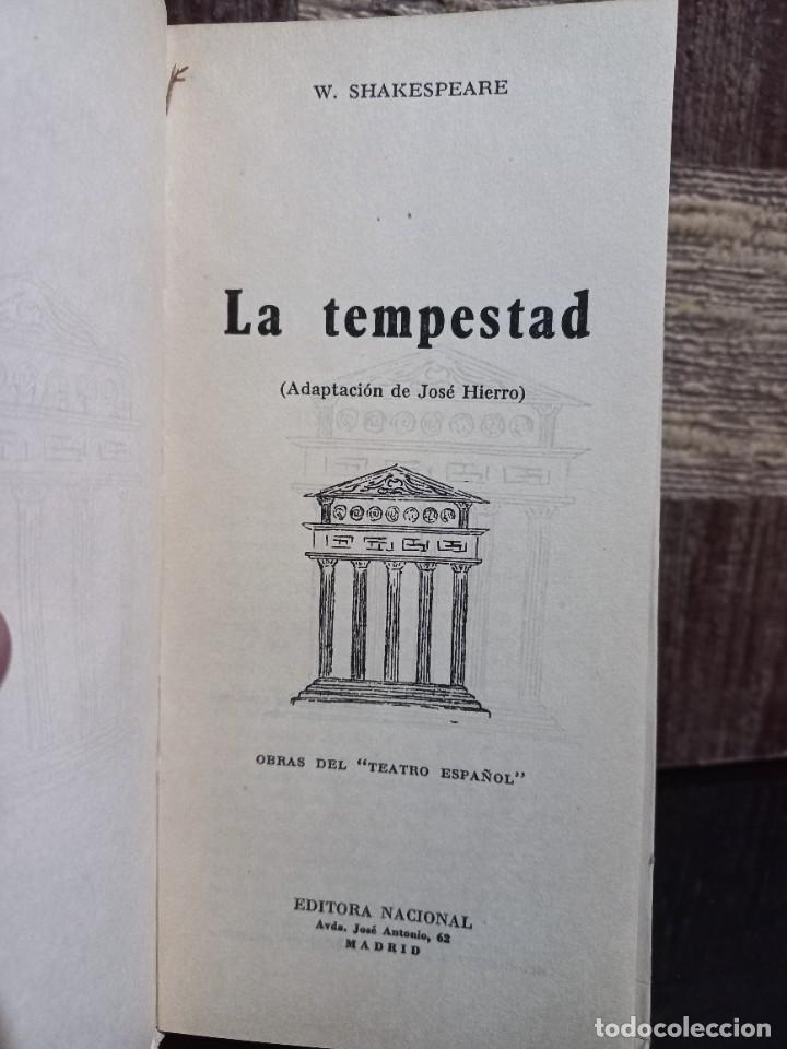 Libros de segunda mano: W. Shakespeare - La Tempestad - 1963 - Foto 2