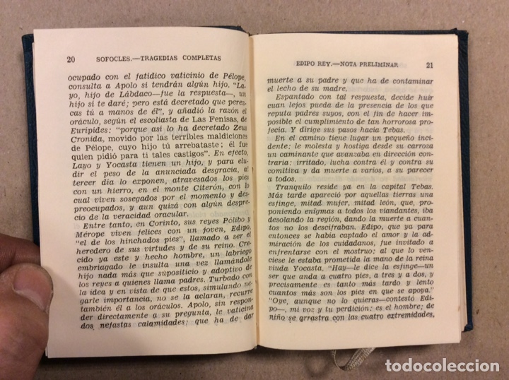 Libros de segunda mano: S&Oacute;FOCLES TRAGEDIAS COMPLETAS. AGUILAR DE EDICIONES 1964. COLECCI&Oacute;N CRISOL N&deg; 201 - Foto 5