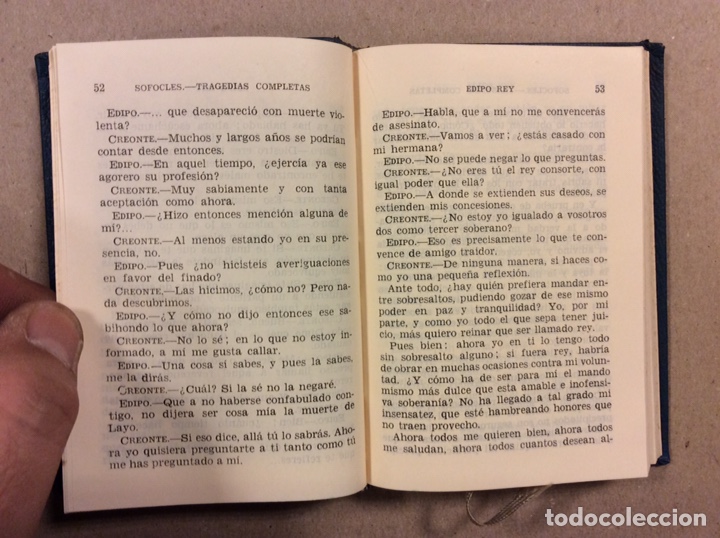 Libros de segunda mano: S&Oacute;FOCLES TRAGEDIAS COMPLETAS. AGUILAR DE EDICIONES 1964. COLECCI&Oacute;N CRISOL N&deg; 201 - Foto 6