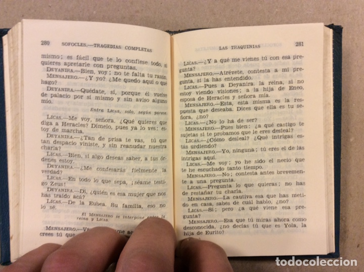 Libros de segunda mano: S&Oacute;FOCLES TRAGEDIAS COMPLETAS. AGUILAR DE EDICIONES 1964. COLECCI&Oacute;N CRISOL N&deg; 201 - Foto 8