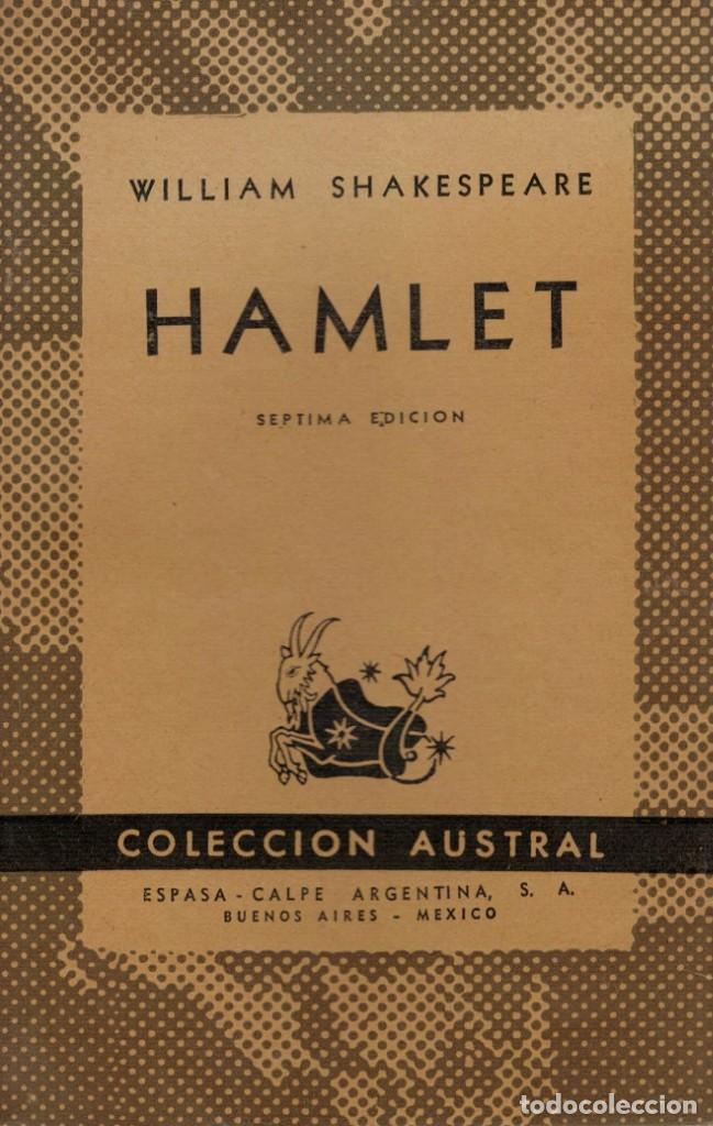 Libros de segunda mano: William Shakespeare, Hamlet. / Austral - Foto 1