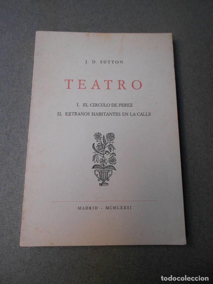 Libros de segunda mano: TEATRO J.D. SUTTON - Foto 1