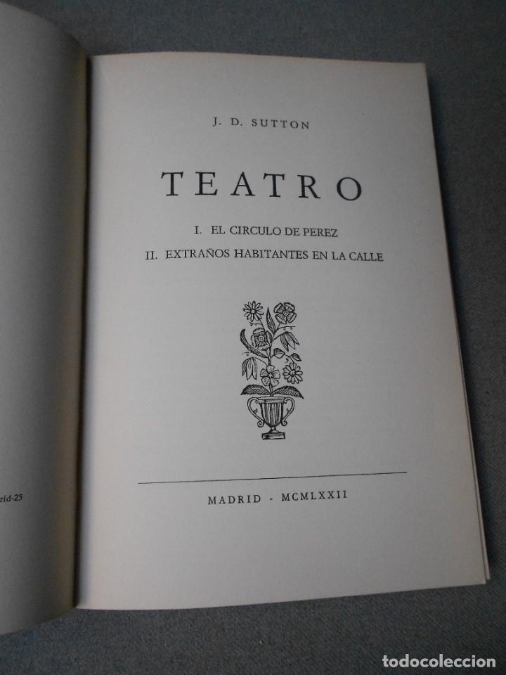 Libros de segunda mano: TEATRO J.D. SUTTON - Foto 3