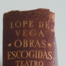 Libros de segunda mano: LOPE DE VEGA OBRAS ESCOGIDAS VOLUMEN III AGUILAR. Lote 364015941