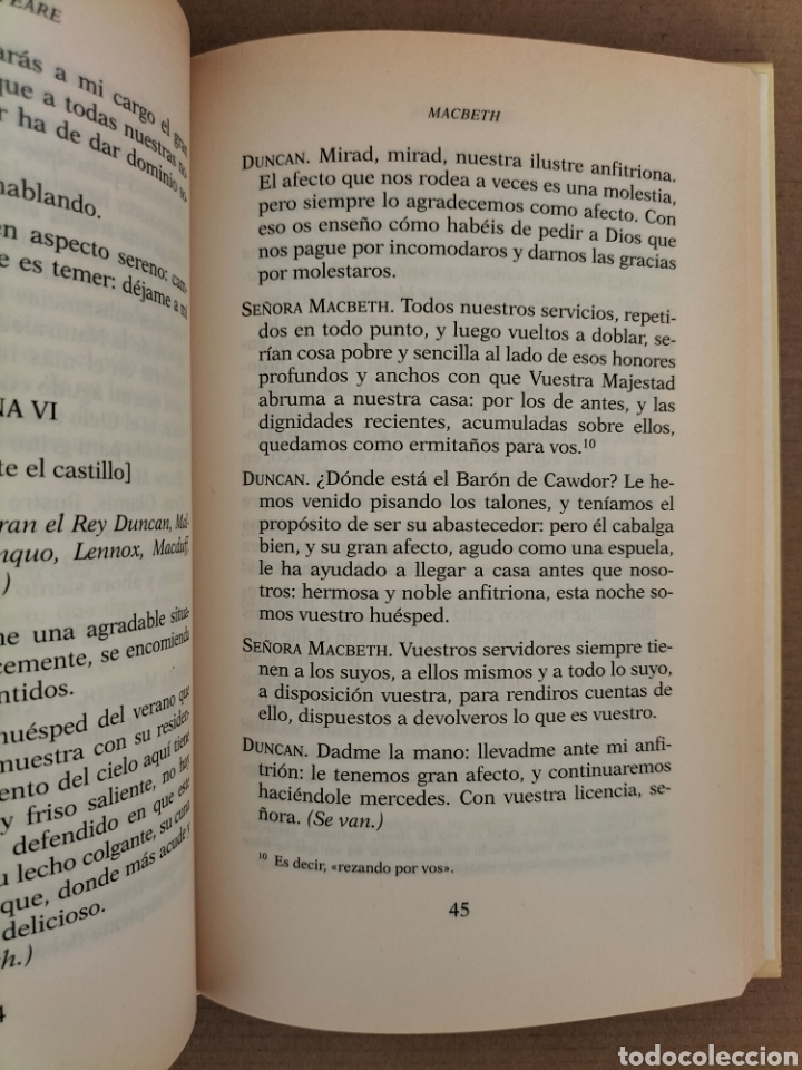 Libros de segunda mano: Macbeth. William Shakespeare. Jos&eacute; Mar&iacute;a Valverde. Libro - Foto 4