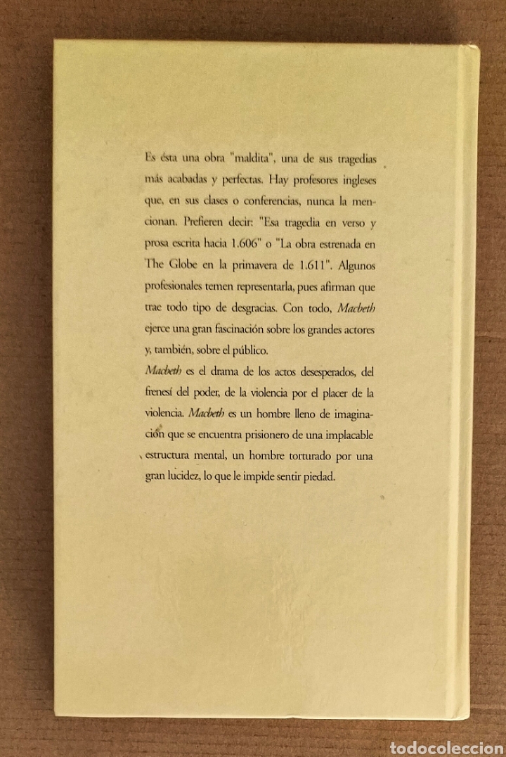 Libros de segunda mano: Macbeth. William Shakespeare. Jos&eacute; Mar&iacute;a Valverde. Libro - Foto 9