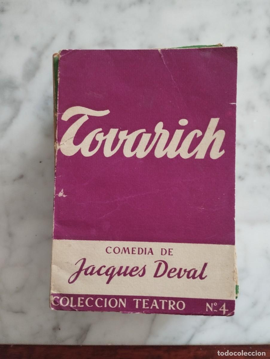 Libros de segunda mano: COLECCI&Oacute;N TEATRO TOVARICH COMEDIA JACQUES DEVAL N&ordm;4 - Foto 1