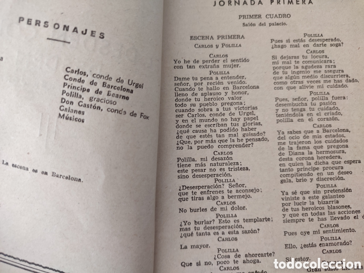 Libros de segunda mano: Teatro Selecto.El desd&eacute;n con el desd&eacute;n . - Foto 2