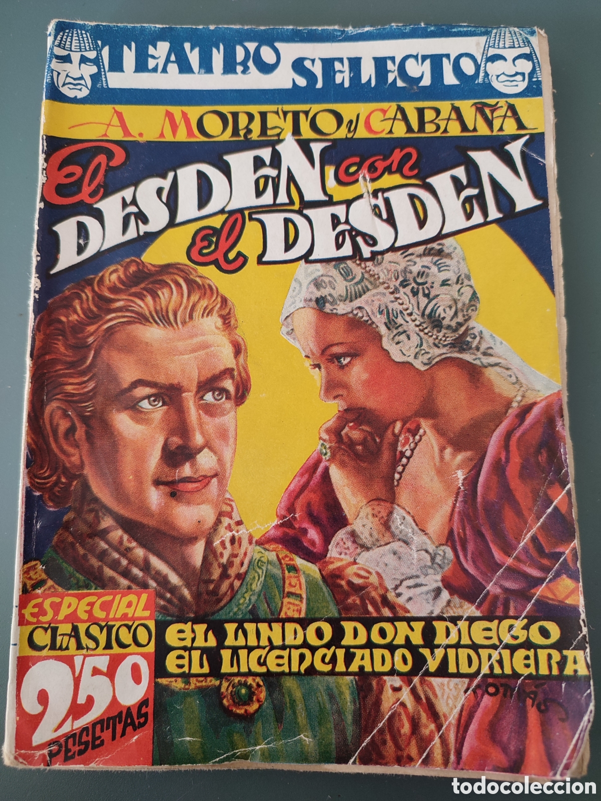 Libros de segunda mano: Teatro Selecto.El desd&eacute;n con el desd&eacute;n . - Foto 1