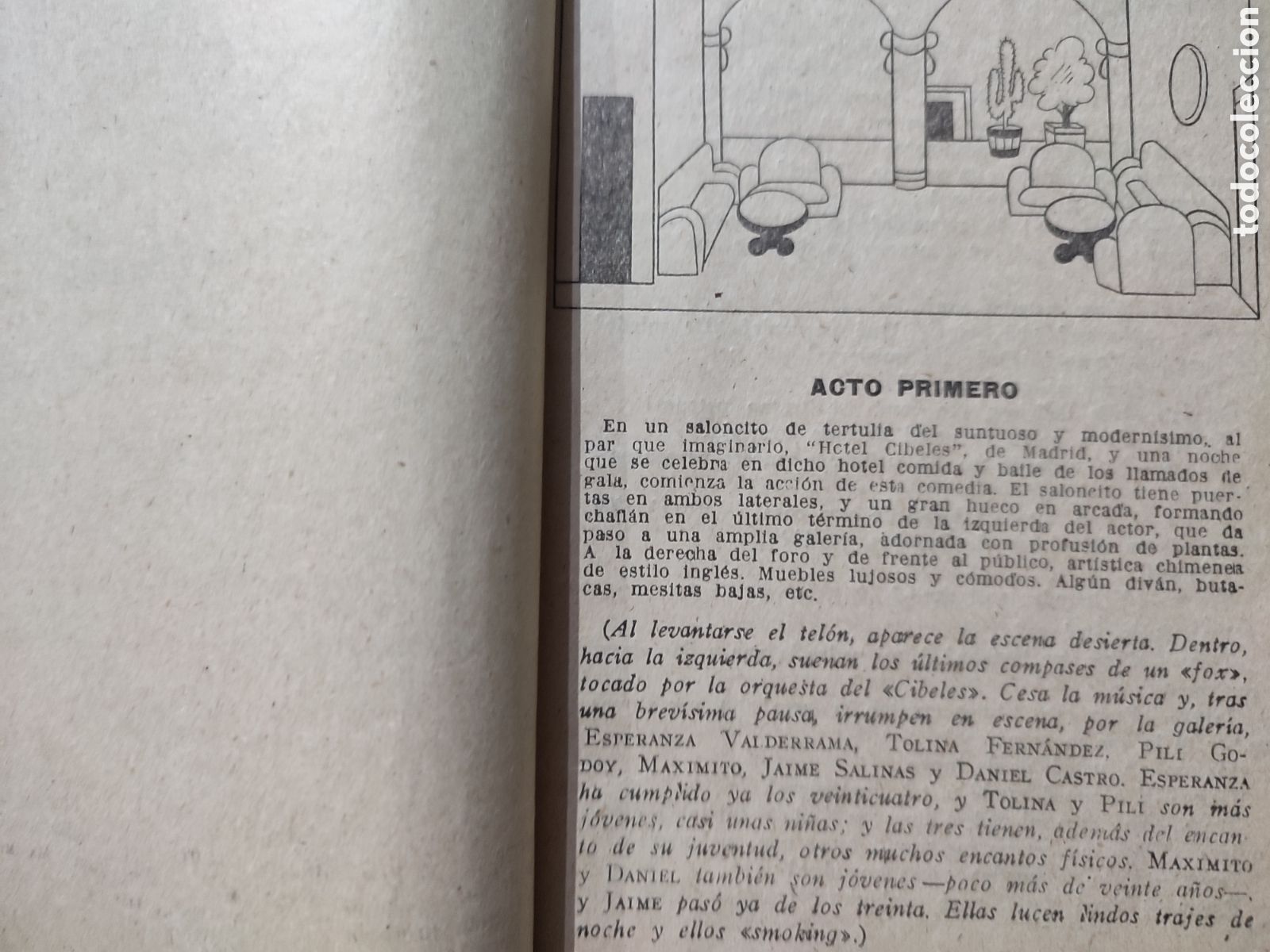 Libros de segunda mano: Biblioteca teatral.El Se&ntilde;orito pepe.1940 - Foto 3