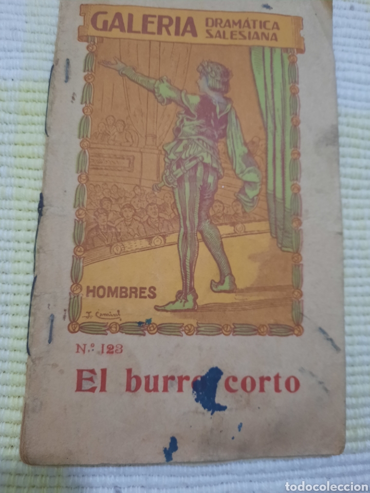 Libros de segunda mano: GALER&Iacute;A DRAM&Aacute;TICA SALESIANA. EL BURRO CORTO - Foto 1
