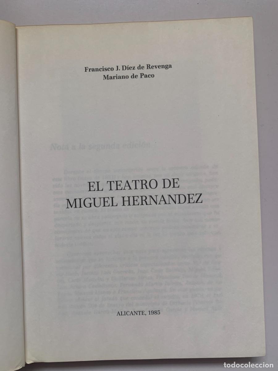 Libros de segunda mano: El teatro de Miguel Hern&aacute;ndez (Bols 1) - Foto 2