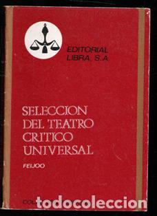 Libros de segunda mano: Selecci&oacute;n del Teatro Cr&iacute;tico Universal, Feijoo - Foto 1